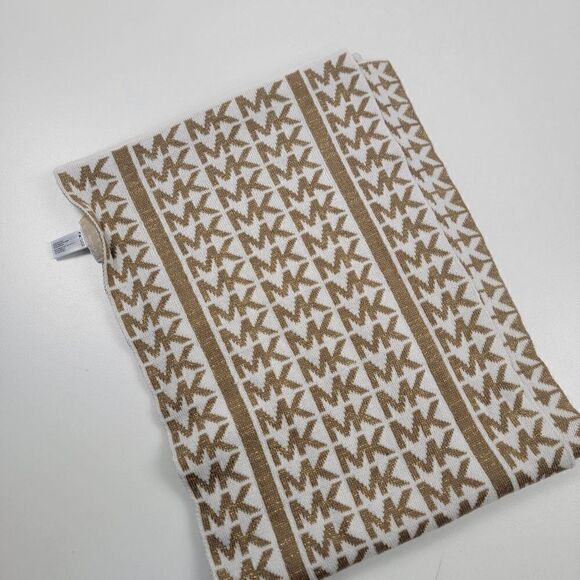 Michael Kors MK Monogram Scarf Wrap‎ - Picture 7 of 8